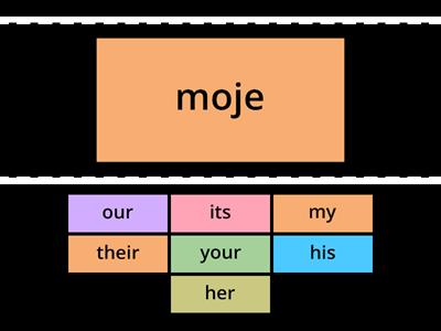 possessive pronouns