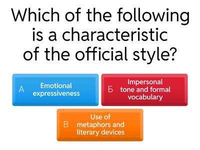 Types of functional styles in English