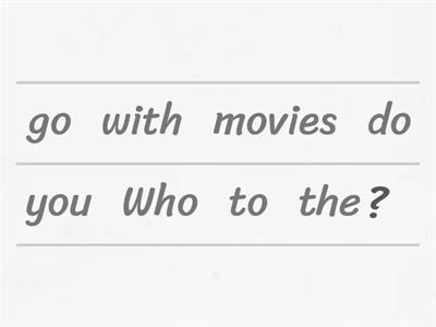 Wh questions - Structure Review