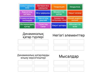 Динамикалық қатар