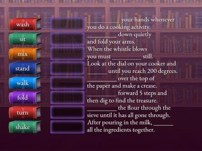 Imperative verbs match up