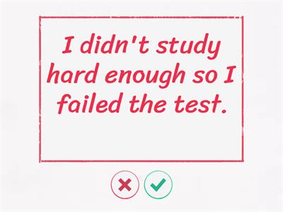 should have done / had to