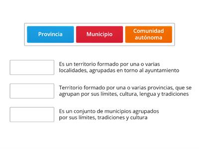 Relaciona cada concepto con su significado