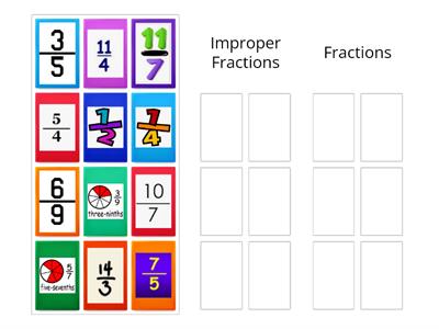 Fractions vs. Improper Fractions