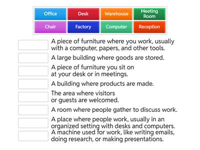 Workplace Vocabulary
