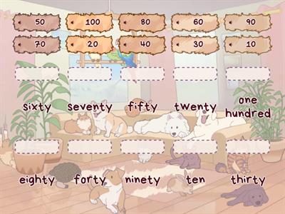 Practice Numbers--Tens