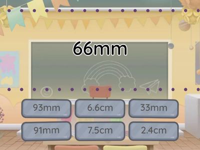 Convert cm to mm and vice versa