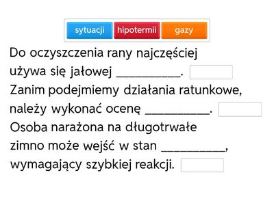 Pierwsza pomoc - pojęcia