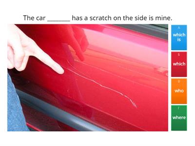 Defining relative clauses 