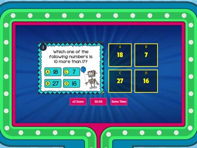 10 More, 10 Less, 100 More, 100 Less #1