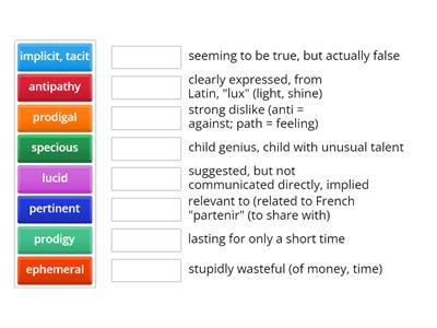 SAT Misc. Vocab 1