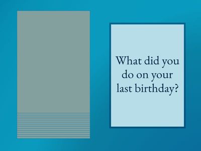 B2 First Speaking Part 1 (Set 2)