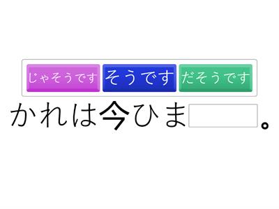 げんきⅡ　第13課　文法