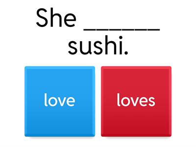 Present Simple - Third Person