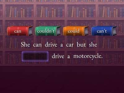 CAN AND COULD AND MUST