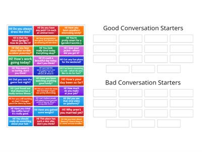 Conversation Starters