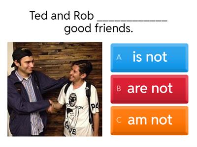 Verb TO  BE  negative