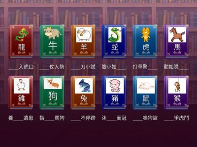 我認識的那些十二生肖動物成語