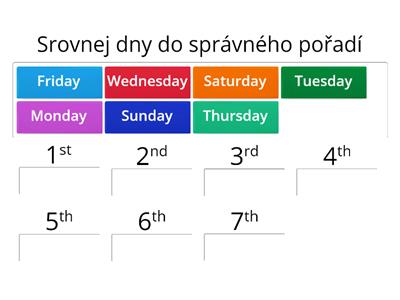 Days of the week