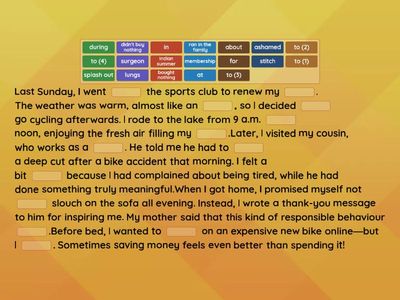 Grammar & Missing Words (Text)