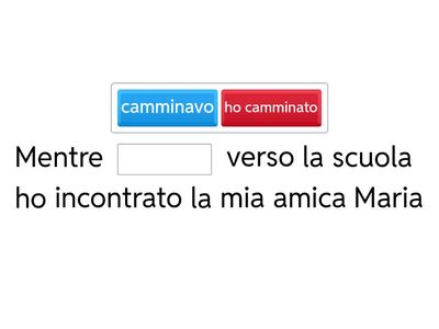 Passato prossimo o imperfetto?