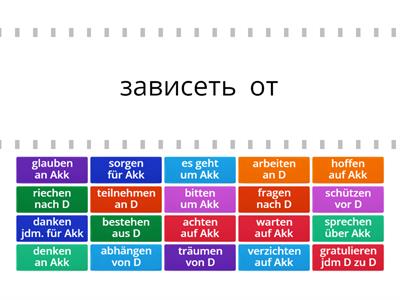 Управление глаголов