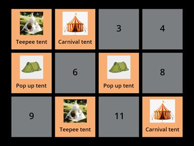 Different types of Tents