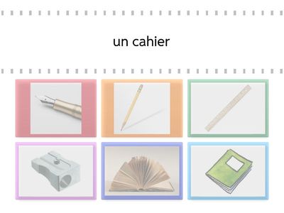 Classroom Objects in French