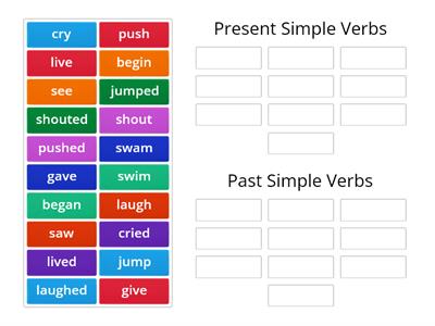 Batu Senawat - Present Simple and Past Simple Verbs - Day 5