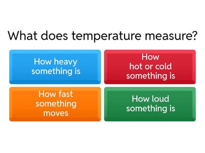 science 6th grade temprature and its measurement