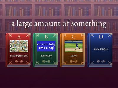 Band 2 DEFINITIONS page1-adjectives and adverbs(quiz game)