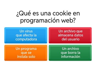Cuestionario cookies