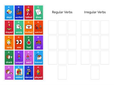 Regular and Irregular Verbs (Simple Past)