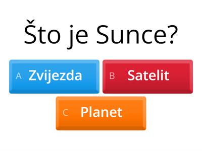 Sunce, Zemlja i Mjesec