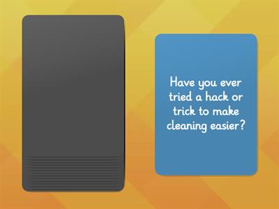 Housework questions (English B1)