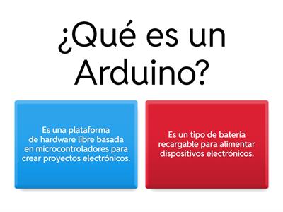 Arduino y sus elementos.