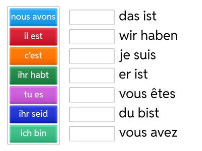 être/avoir gemischt