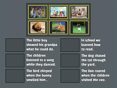 ed sentence picture match