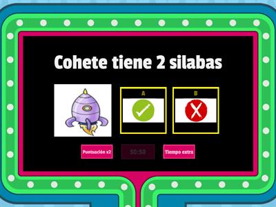 Juego de silabas 