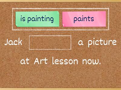 6 class. Present Simple vs Present Continuous