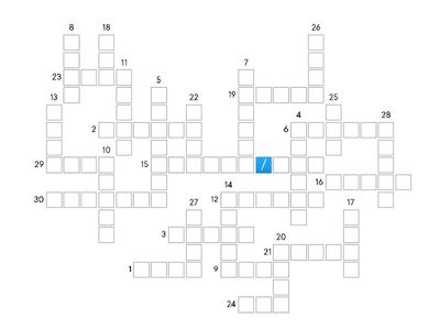 Irregular Verb: Past Participle Crossword