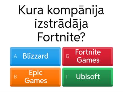 Fortnite quiz