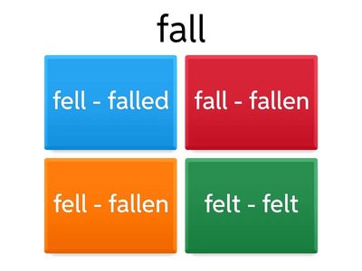 Masha Irregular verbs 3