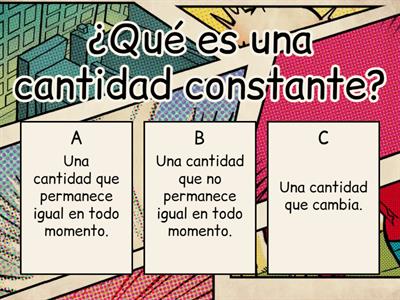 Constante y variable