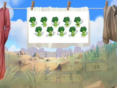 Numeracy: Count and Match the number 