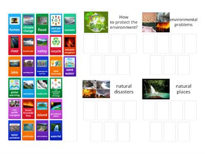 E8 U5 Environment sorting