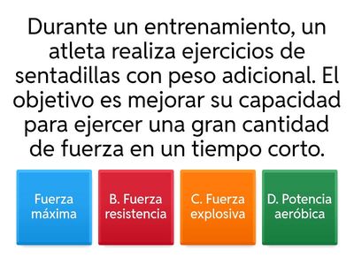 CUESTIONARIO: CAPACIDADES FISICAS