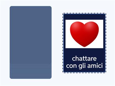 Le mie preferenze per il tempo libero