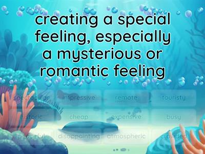 Solutions Pre 3rd - 6A - Adjectives Describing Attractions 