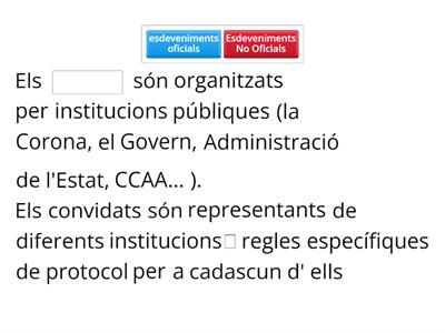 Tipus d'esdeveniments